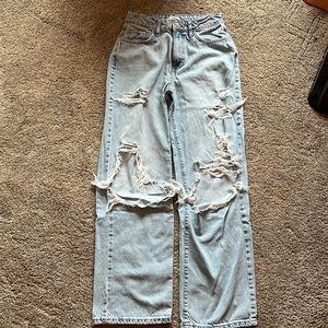 Forver 21 flare wide jeans